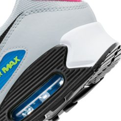Sneakers Nike Air Max 90 (Pure Platinum/Black-Pink Blast) - 7 -shooos shop NikeAirMax90 PurePlatinum Black PinkBlast DZ4398 00110 800x