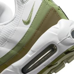 Sneakers Nike Air Max 95 (White/Oil Green-Medium Olive) - 7 -shooos shop NikeAirMax95 White OilGreen MediumOlive FD0780 10010 800x