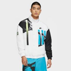 Apparel Nike Challenge Court NYC Jacket (White/Ultramarine) - S