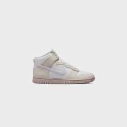 Sneakers Nike Dunk HI Retro PRM (Summit White/White Phantom) - 7.5 -shooos shop NikeDunkHIRetroPRM SummitWhite WhitePhantom DV0822 1003 800x