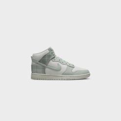 Sneakers Nike Dunk HI Retro SE (Summit White/Light Silver) - 7 -shooos shop NikeDunkHIRetroSE SummitWhite LightSilver DV0826 1004 800x
