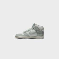 Sneakers Nike Dunk HI Retro SE (Summit White/Light Silver) - 7 -shooos shop NikeDunkHIRetroSE SummitWhite LightSilver DV0826 1005 800x