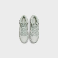 Sneakers Nike Dunk HI Retro SE (Summit White/Light Silver) - 7 -shooos shop NikeDunkHIRetroSE SummitWhite LightSilver DV0826 1007 800x