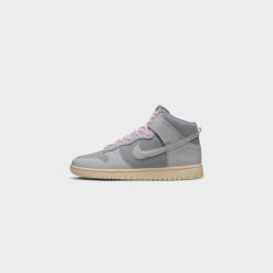 Sneakers Nike Dunk Hi Retro PRM (LT Smoke Grey/Grey Fog-Sail) - 5