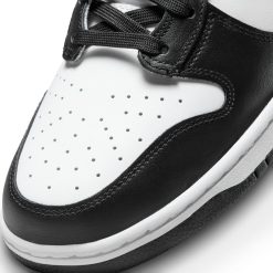 Sneakers Nike Dunk Hi Retro (White/Black-Total Orange) - 8 -shooos shop NikeDunkHiRetro White Black TotalOrange DD1399 1058 800x