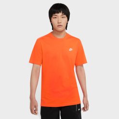 Apparel Nike Embroidered Futura T-Shirt (Orange/White) - S