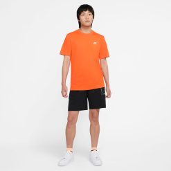 Apparel Nike Embroidered Futura T-Shirt (Orange/White) - S -shooos shop NikeEmbroideredFuturaT Shirt OrangeWhite 3 800x