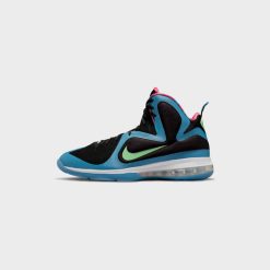 Sneakers Nike Lebron IX (Black/Lime Glow-Dutch Blue) - 7