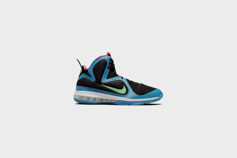 Nike Lebron IX (Black/Lime Glow-Dutch Blue) - 7 Sneakers Nike Lebron IX (Black/Lime Glow-Dutch Blue) - 7 -shooos shop NikeLebronIX Black LimeGlow DutchBlue DO5838