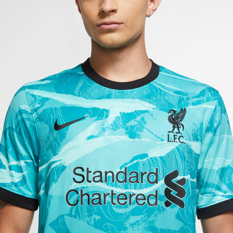 Nike Liverpool FC 2020/21 Stadium Away Jersey (Hyper Turquoise/Black) - S Apparel Nike Liverpool FC 2020/21 Stadium Away Jersey (Hyper Turquoise/Black) - S -shooos shop NikeLiverpoolFC202021StadiumAwayJersey HyperTurquoiseBlack CZ2635