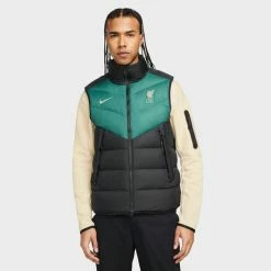 Apparel Nike Liverpool FC Windrunner (Black/Dark Atomic Teal/Mystic Stone) - S