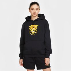 Apparel Nike SB Graphic Skate Hoodie (Black/Dark Sulfur/White) - S