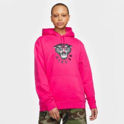 Apparel Nike SB Graphic Skate Hoodie (Rush Pink/Black/White) - S