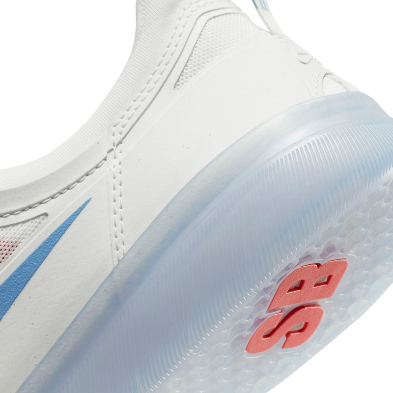 Nike SB Nyjah Free 2 (Summit White/Coast-Pink Salt) - 8 Sneakers Nike SB Nyjah Free 2 (Summit White/Coast-Pink Salt) - 8 -shooos shop NikeSBNyjahFree2 SummitWhite Coast PinkSalt BV2078