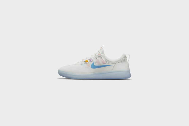 Nike SB Nyjah Free 2 (Summit White/Coast-Pink Salt) - 8 Sneakers Nike SB Nyjah Free 2 (Summit White/Coast-Pink Salt) - 8 -shooos shop NikeSBNyjahFree2 SummitWhite Coast PinkSalt BV2078