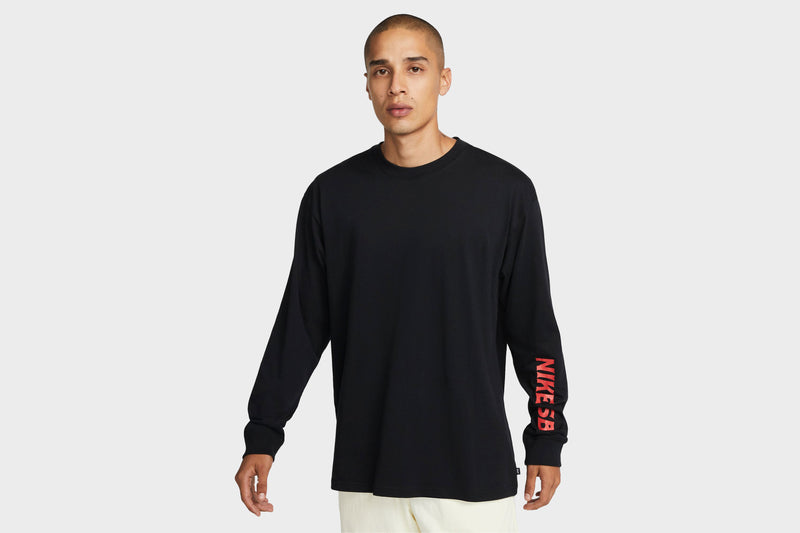 Nike SB Snaked LS T-Shirt (Black) - S Apparel Nike SB Snaked LS T-Shirt (Black) - S -shooos shop NikeSBSnakedLST Shirt Black DM2257