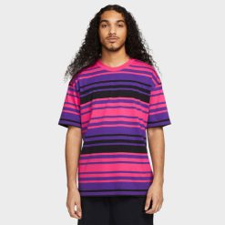 Apparel Nike SB Striped Skate T-Shirt (Court Purple) - S