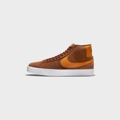Sneakers Nike SB Zoom Blazer Mid (Pecan/Light Curry-Pecan-White) - 7