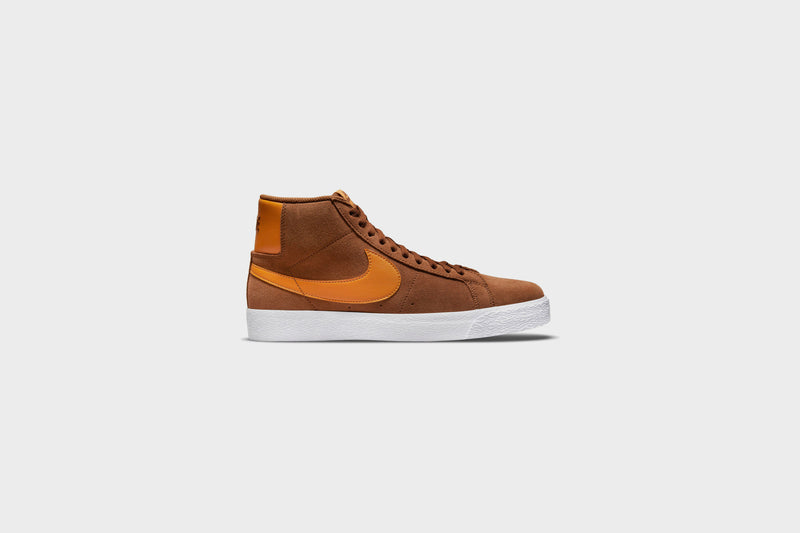 Sneakers Nike SB Zoom Blazer Mid (Pecan/Light Curry-Pecan-White) - 7 4 Sneakers Nike SB Zoom Blazer Mid (Pecan/Light Curry-Pecan-White) - 7 - Image 4