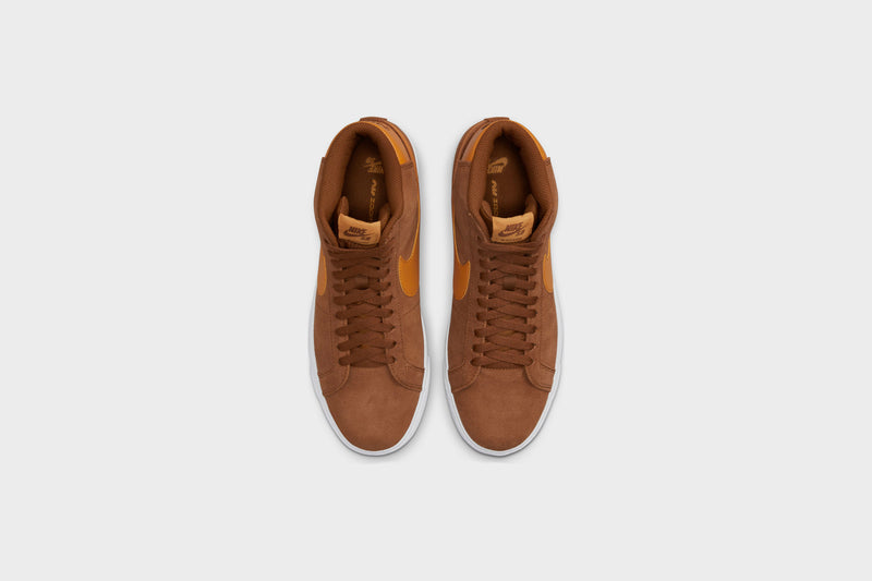 Sneakers Nike SB Zoom Blazer Mid (Pecan/Light Curry-Pecan-White) - 7 7 Sneakers Nike SB Zoom Blazer Mid (Pecan/Light Curry-Pecan-White) - 7 - Image 7