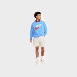 Apparel Nike Sportswear Fleece Trend Crewneck XLD - S -shooos shop NikeSportswearFleeceTrendCrewneckXLDDO8891 4121 800x