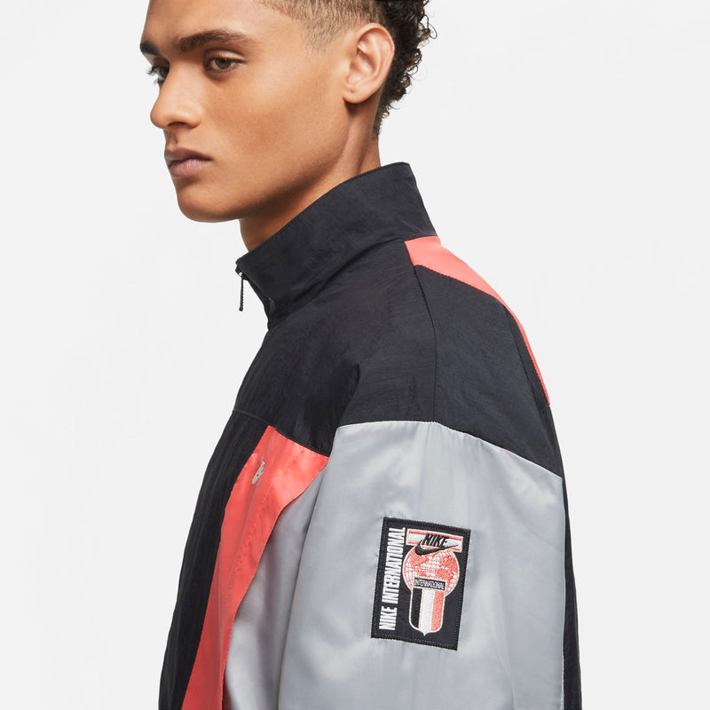Nike Sportswear International Reissue Jacket (Black) - S Apparel Nike Sportswear International Reissue Jacket (Black) - S -shooos shop NikeSportswearInternationalReissueJacket Black CZ5802