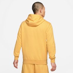 Apparel Nike Sportswear Pullover Hoodie (Yellow) - S -shooos shop NikeSportswearPulloverHoodie Yellow DA0680 761 1 800x