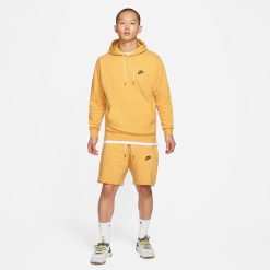 Apparel Nike Sportswear Pullover Hoodie (Yellow) - S -shooos shop NikeSportswearPulloverHoodie Yellow DA0680 761 3 800x