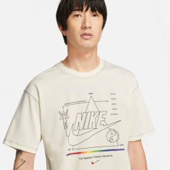 Apparel Nike Sportswear Sustainable T-Shirt (Pure) - S -shooos shop NikeSportswearSustainableT Shirt Pure DD1410 901 3 800x