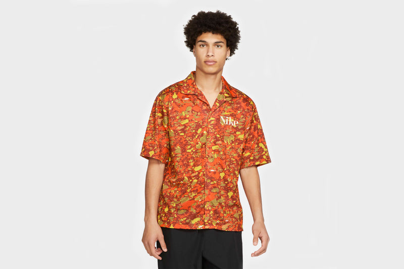 Apparel Nike Track Division Button Up Jersey (Orange) - S 1 Apparel Nike Track Division Button Up Jersey (Orange) - S