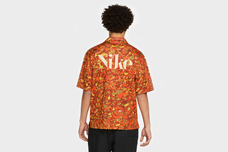 Apparel Nike Track Division Button Up Jersey (Orange) - S 2 Apparel Nike Track Division Button Up Jersey (Orange) - S - Image 2