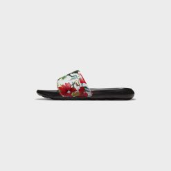 Sneakers WMNS Nike Victori One Slide Print (White/Black-Siren Red) - 5 WMNS