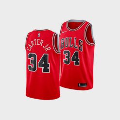 Apparel Nike Wendell Carter Bulls Icon Edition Swingman Jersey (University Red/White) - L