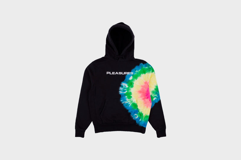 Pleasures - Eclipse Embroidered Hoody (Black) - S Apparel Pleasures - Eclipse Embroidered Hoody (Black) - S -shooos shop Pleasures