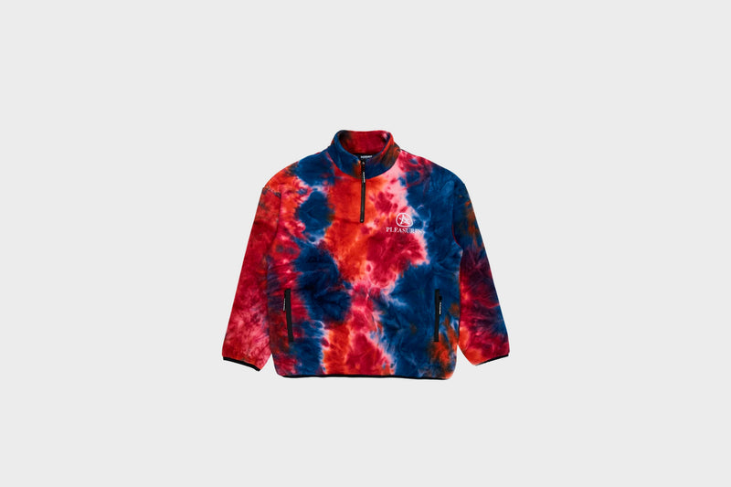 Pleasures - Caffeine Polar Fleece Quarter Zip (Orange) - S Apparel Pleasures - Caffeine Polar Fleece Quarter Zip (Orange) - S -shooos shop