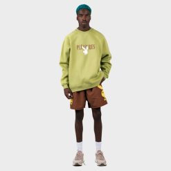 Apparel Pleasures Collide Shorts - Brown / M -shooos shop PleasuresCollideShorts Brown 3 800x