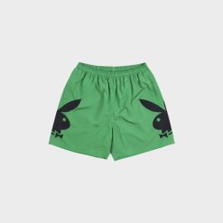 Apparel Pleasures Collide Shorts - Brown / M -shooos shop PleasuresCollideShorts Green 1 800x