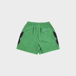 Apparel Pleasures Collide Shorts - Brown / M -shooos shop PleasuresCollideShorts Green 2 800x