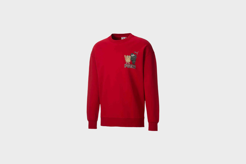 Apparel Puma X Michael Lau Graphic Crew (Red) - S 1 Apparel Puma X Michael Lau Graphic Crew (Red) - S