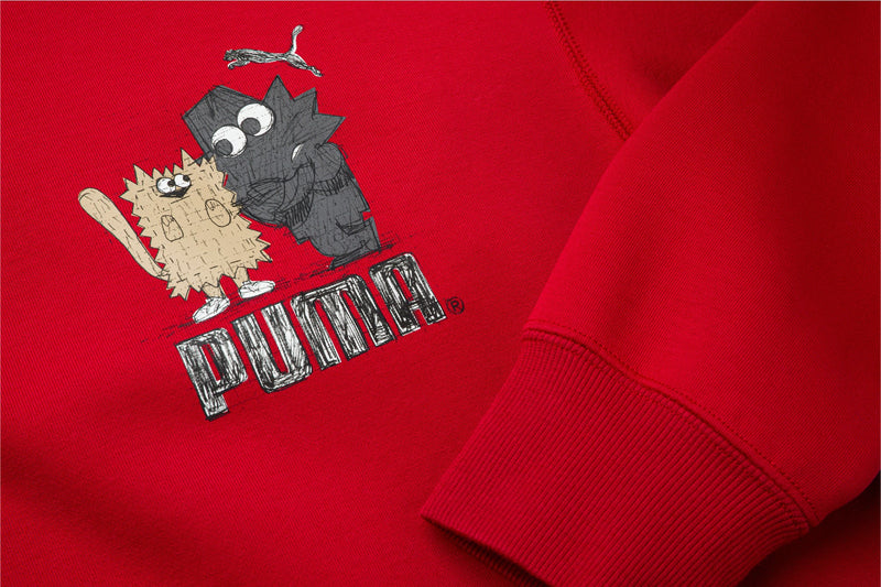 Apparel Puma X Michael Lau Graphic Crew (Red) - S 2 Apparel Puma X Michael Lau Graphic Crew (Red) - S - Image 2