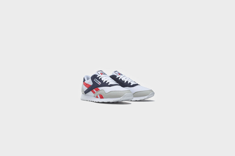 Reebok CL Nylon (White/Navy/Red) - 7 Sneakers Reebok CL Nylon (White/Navy/Red) - 7 -shooos shop