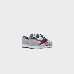 Sneakers Reebok CL Nylon (White/Navy/Red) - 7 -shooos shop ReebokCLNylon White Navy Red GW83574 800x