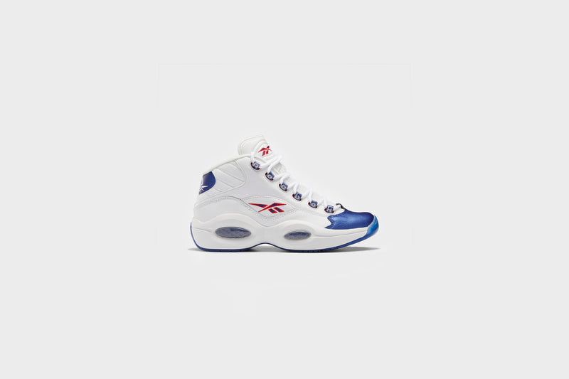 Reebok Question Mid (White/Classic Cobalt/Clear) - 4 Sneakers Reebok Question Mid (White/Classic Cobalt/Clear) - 4 -shooos shop