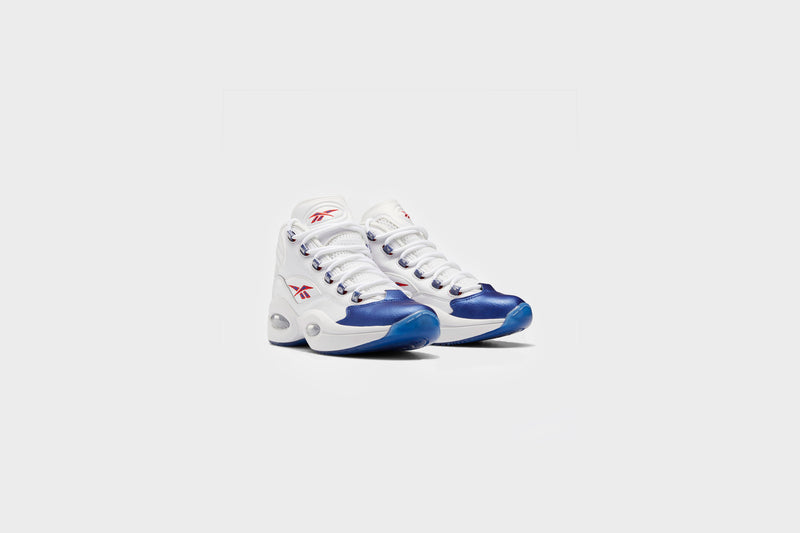 Reebok Question Mid (White/Classic Cobalt/Clear) - 4 Sneakers Reebok Question Mid (White/Classic Cobalt/Clear) - 4 -shooos shop