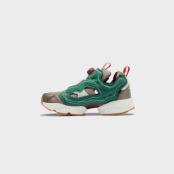 Sneakers Reebok X Adidas Instapump Fury Boost (Green/Stone Grey/Burgundy) - 7