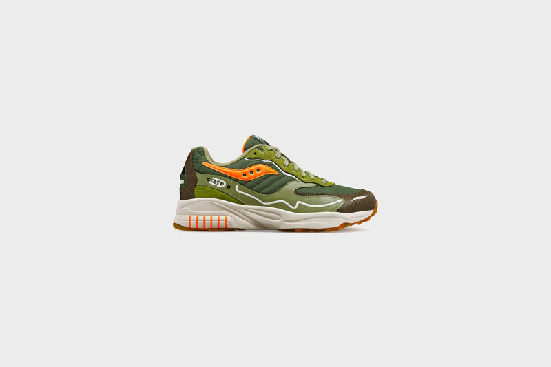 Saucony 3D Grid Hurricane Tortoise (Green/Orange) - 8 Sneakers Saucony 3D Grid Hurricane Tortoise (Green/Orange) - 8 -shooos shop Saucony3DGridHurricanTortoise Green Orange S70682