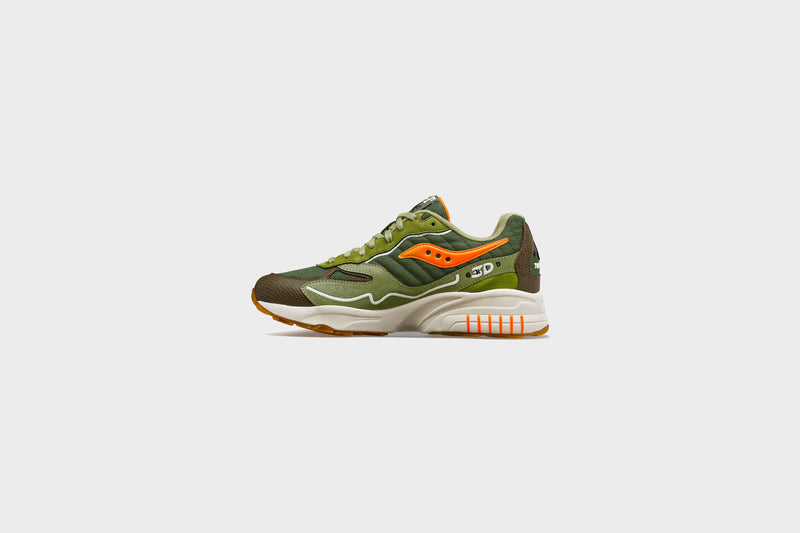 Saucony 3D Grid Hurricane Tortoise (Green/Orange) - 8 Sneakers Saucony 3D Grid Hurricane Tortoise (Green/Orange) - 8 -shooos shop Saucony3DGridHurricanTortoise Green Orange S70682