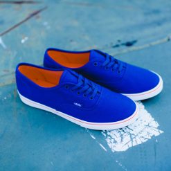 Sneakers WMNS Vans Authentic Lo Pro (Blueprint/Camellia) - 3.5 WMNS -shooos shop Vans Lo BLUEorange 2 800x