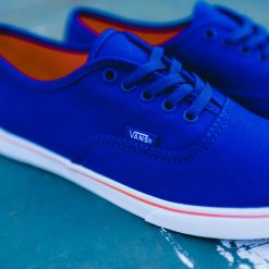 Sneakers WMNS Vans Authentic Lo Pro (Blueprint/Camellia) - 3.5 WMNS -shooos shop Vans Lo BLUEorange 3 800x