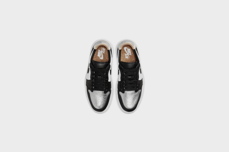 WMNS Air Jordan 1 Elevate Low SE (Metallic Silver/Black-White) - 5W Sneakers WMNS Air Jordan 1 Elevate Low SE (Metallic Silver/Black-White) - 5W -shooos shop WMNSAirJordan1ElevateLowSE MetallicSilver Black White DQ8561
